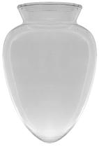 Globo Pera Vidro Transparente boca 10 para plafon de Teto Globo Pera Vidro Transparente boca 10 para plafon de Teto