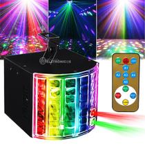 Globo Raio Laser RGBW Efeito Jogo De Luz Controle Iluminação Para DJ - 194886 - PDE
