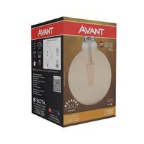 Globo Retrô 4W 2200K 360 Lúmens Bivolt Emissão de Luz Âmbar G125 Avant