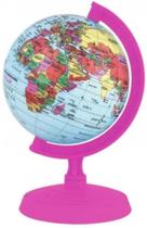 Globo terrestre 10 cm baby - millenium rosa
