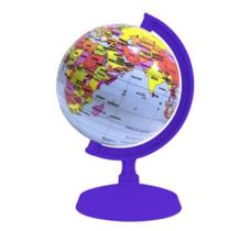 Globo terrestre 10 cm baby - millenium roxo
