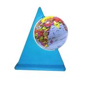 Globo Terrestre 10cm Libreria Cor:Azul Globo Terrestre 10cm Libreria Cor:Azul