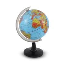 Globo Terrestre de 10 cm Giratório Mapa Mundi Político Escolar para Geografia Globo Terrestre de 10 cm Giratório Mapa Mundi Político Escolar para Geografia