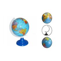 Globo Terrestre De Mesa Decorativo Giratório Mini Mapa Mundi