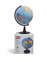 Globo Terrestre de Mesa Politico Giratório Português 14,2cm Globo Terrestre de Mesa Politico Giratório Português 14,2cm