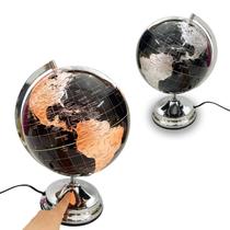 Globo Terrestre Decorativo com Luz 38cm - Metal - MB