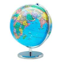 Globo Terrestre Enfeite Decorativo De 33Cm Base De Metal Globo Terrestre Enfeite Decorativo De 33Cm Base De Metal