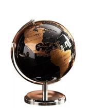 Globo Terrestre Giratório Decoração Luxo Metal Mesa Presente