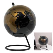 Globo Terrestre Giratorio Decoraçao Mapa Mundi Interativo Esfera Mundo Viagem Enfeite Mesa Sala Quarto Escritorio Sala de Aula Estudo Geografia Trabal