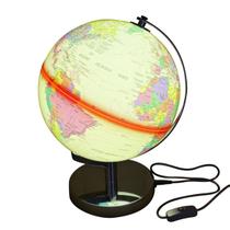 Globo Terrestre Iluminado Edição Luxo Ivory 27cm Verito Globo Terrestre Iluminado Edição Luxo Ivory 27cm Verito