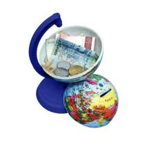 Globo Terrestre Libreria 10cm Millenium Azul Royal 310054 Politico Cofrinho Globo Terrestre Libreria 10cm Millenium Azul Royal 310054 Politico Cofrinho