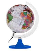 Globo terrestre Libreria 21cm aquarela político base preta Globo terrestre Libreria 21cm aquarela político base preta