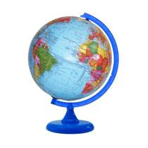 Globo Terrestre Libreria 30cm Studio Br-Azc 313406 Político Base Pls Azul Celeste