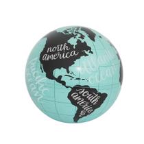 Globo Terrestre Luminoso Vintage Mapa Mundi LED com Movimento Automático Decoração Elegante