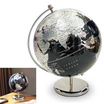 Globo Terrestre Mapa Mundi Giratório Esfera Mundo Quarto Mesa Sala de Aula Decoração Enfeite Escritório estudo Geografia Interativo