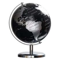 Globo Terrestre Musical Mapa Mundi Toca Musica Giratorio Mesa Escritorio Enfeite Decoração Quarto Sala Geografia Interativo