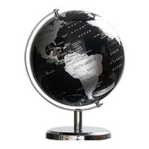 Globo Terrestre Musical Mapa Mundi Toca Musica Mesa Escritorio Giratorio Enfeite Decoração Quarto Sala Geografia Interativo