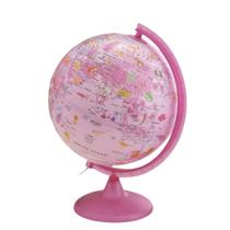 Globo Terrestre Pink Zoo Iluminado - 25cm