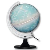 Globo Terrestre Planisfério Celeste Iluminado Abajur
