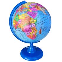 Globo Terrestre Político Giratório 30cm Diâmetro Mapa Mundi