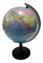 Globo Terrestre Político Mapa Mundi . Total 22cm Giratorio