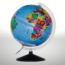 Globo Terrestre Prisma Político Iluminado - 30cm - Libreria