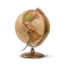 Globo Terrestre Vintage Discovery Iluminado - 30cm