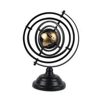 Globo terrestre Winston ferro 8xA31,5cm preto e dourado -L Hermitage Globo terrestre Winston ferro 8xA31,5cm preto e dourado -L Hermitage