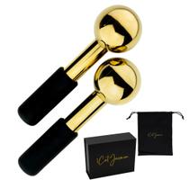 Globos de gelo faciais Cat Jasmin em aço inoxidável (conjunto de 2)