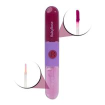 Gloss + Batom Líquido Duo Ruby Rose Ld11 9,6g