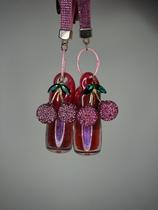 Gloss de Cereja Com chaveiro Lábios Hidratados Brilho Gloss de Cereja Com chaveiro Lábios Hidratados Brilho