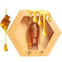 Gloss de Mel Labial Hidratante Dourado Brilhante Fixação