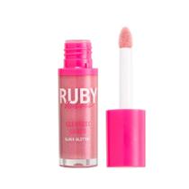 Gloss Glitter Electric Glaze - Ruby Kisses com Efeito Luminoso