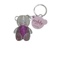 Gloss Glitter Teddy Formato Chaveiro Ursinho Roxo 1Un Vivai
