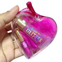 Gloss Infantil com Glitter Lip Gloss Rosa Tendência Gloss Infantil com Glitter Lip Gloss Rosa Tendência