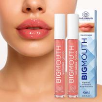 Gloss Labial Phallebeauty Volume Big Mouth Efeito Preenchimento labial Hidratação Ácido Hialuronico