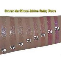 Gloss Labial Ruby Rose Shine KIT 32 unidade Barato