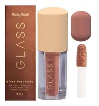 Gloss Laqueado Glass Ruby Rose Brilho Labial Feminino BG02