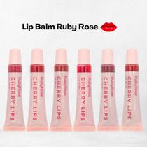 Gloss Lip Balm Cherry Lips Ruby Rose - Linha Rosa CL10