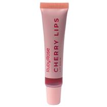 Gloss Lip Balm Labial Hidratante Cherry Lips Ruby Rose HBL6503