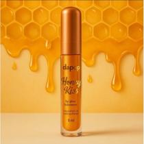 Gloss Lip Oil Mel Honey Kiss Dapop Hidratação, Brilho Natural e Efeito Suave