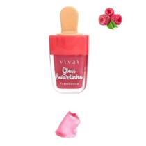 Gloss Sorvetinho Framboesa Vivai 7ml Brilho Labial