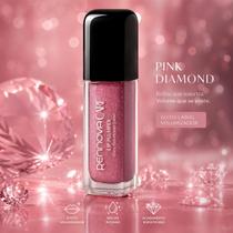 Gloss volumizador labial lip plumper com ácido hialurônico e vitamina e rennova care cor pink diamond 4ml