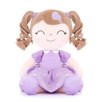 Gloveleya Boneca Coração Lilás 40 Cm + Sacola By Metoo - Original