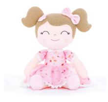 Gloveleya Boneca Flower Girl Rosa 40 Cm + Sacola By Metoo - Original