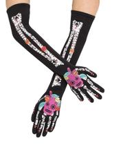 Gloves Fun Day World of The Dead Skeleton Opera Adult