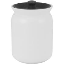 GLOW POTE 14x10x10cm 850ml CERÂMICA BRANCO