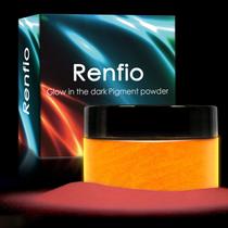 Glow Powder Renfio 100g de corante luminoso vermelho fluorescente Glow Powder Renfio 100g de corante luminoso vermelho fluorescente