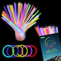 Glow Sticks AIVANT - 70 Unidades de 20cm com Conectores para Festas