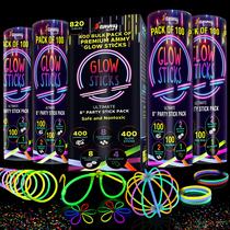 Glow Sticks Ammy Glow 400 Bulk Party Favors Jogos de Acampamento